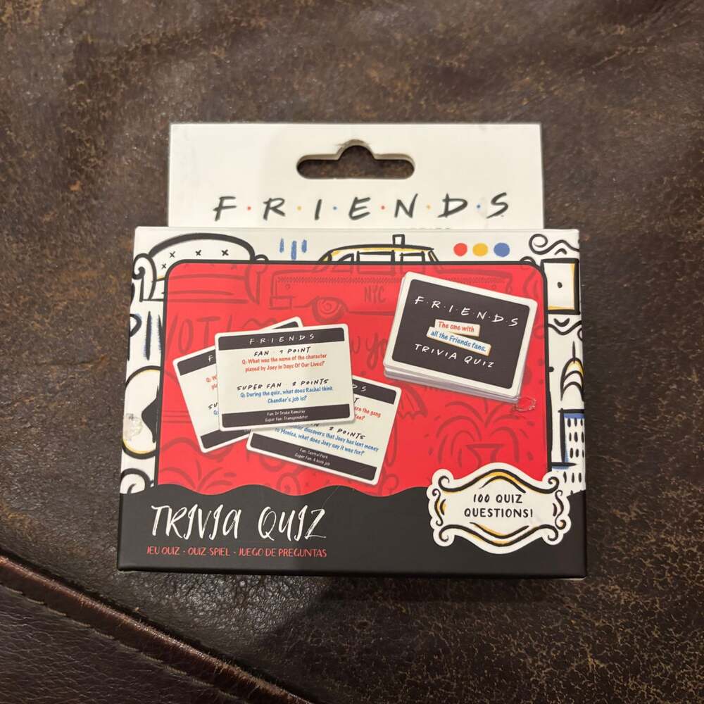 Friends The Television Series Trivia Quiz Game 100 Questions